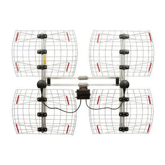 Antennas Direct 8-Element Bowtie UHF Outdoor TV Antenna, Multi-Directional, 70 Mile Range, Hardware