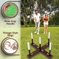 thumbnail image 4 of Juego de madera portátil Rustic Ring Toss Game CircleCraft, 4 of 7