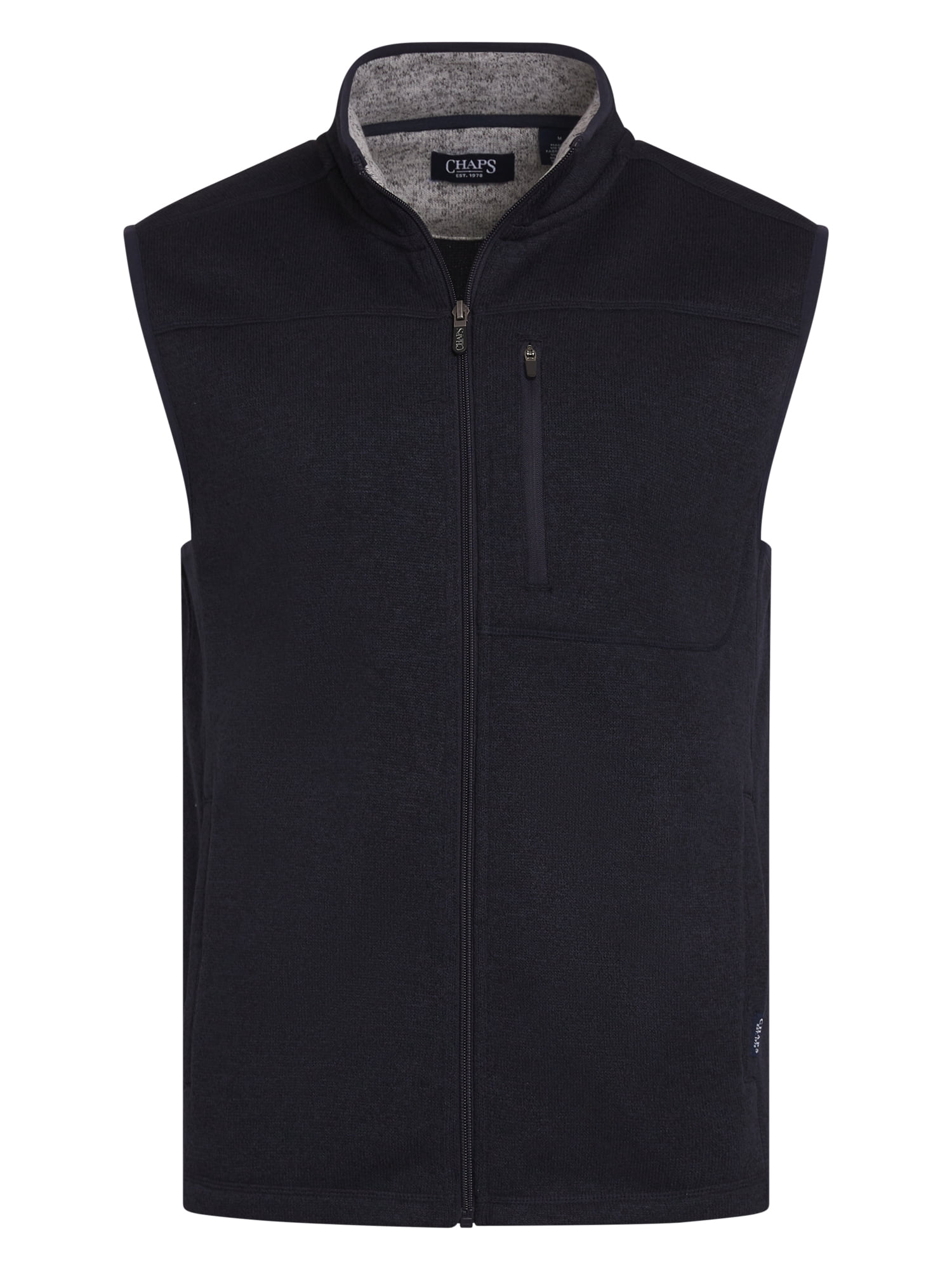 Chaps Men's & Big Men's Zip Up Sweater Fleece Vest