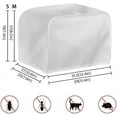 thumbnail image 5 of UNICEU Coffee Pattern Toaster Cover, Quilted Toaster Cover Fits for Most Standard 4 Slice Toasters Kitchen Small Appliance Cover, 5 of 11