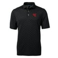 thumbnail image 2 of Men's Cutter & Buck Black Western Kentucky Hilltoppers Team Big & Tall Virtue Eco Pique Tile Print Polo, 2 of 3