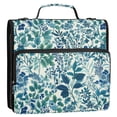 thumbnail image 5 of FORMRS Zipper Binder with Shoulder Strap 2-inch Ring 500 Sheet Capacity File Bag, Beautiful Leaves Pattern, 5 of 5