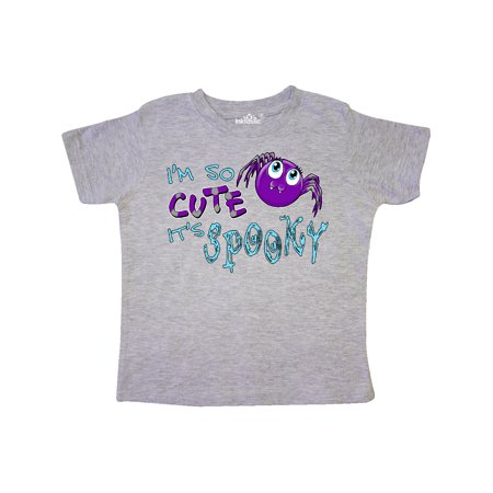 

Inktastic I m So Cute Its Spooky- cute Halloween spider Gift Toddler Boy or Toddler Girl T-Shirt