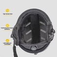 thumbnail image 3 of Casco de esquí Casco de seguridad con gafas moldeado integralmente 12 ventilaciones para niños adultos, 3 of 6