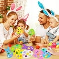 thumbnail image 4 of Easter Foam Stickers Set DIY Egg Rabbit Chicken Easter Decorations Easter Craft Kit Family Interaction, 4 of 7