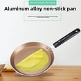 thumbnail image 2 of Eco-Friendly 8-Inch Aluminum Alloy Frying Pan with Non-Stick Surface - Induction Cooktop Compatible, Even Heat Distribution, Ideal for Home Use, Perfect for Making Pancakes and Crepes, New Gold Model, 2 of 5