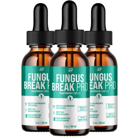 FungusBreak Pro Drops, Nail and Skin Support Formula, Liquid Solution, 1 Pack, 1Month Supply