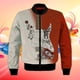 thumbnail image 4 of Chaqueta con estampado de guitarra para hombre, abrigo con estampado 3D de instrumentos musicales, sudaderas casuales de moda, chaquetas holgadas con cremallera, camisetas de manga larga, 4 of 5