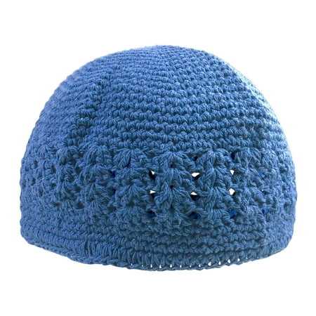 (8 Colors) Strechable One Size Stretchable Crochet Beanie Weave Kufi Skull Cap