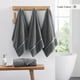 thumbnail image 3 of Juego de toallas de baño LANE LINEN Luxury, 100% algodón, paquete de 4, color gris, 3 of 9
