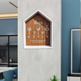 thumbnail image 6 of Tongina Wall Mount Wooden Key Storage Box Decorative Hand Painted and Colored Key Hanger Home Decoration for Doorways,Office Durable Brown, 6 of 8