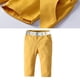 thumbnail image 5 of Minnieouse Conjunto de pantalones y camisa con botones para niños de otoño, ropa con cinturón y pajarita para eventos, pantalones con bolsillos conjuntos de ropa 100cm, 5 of 6