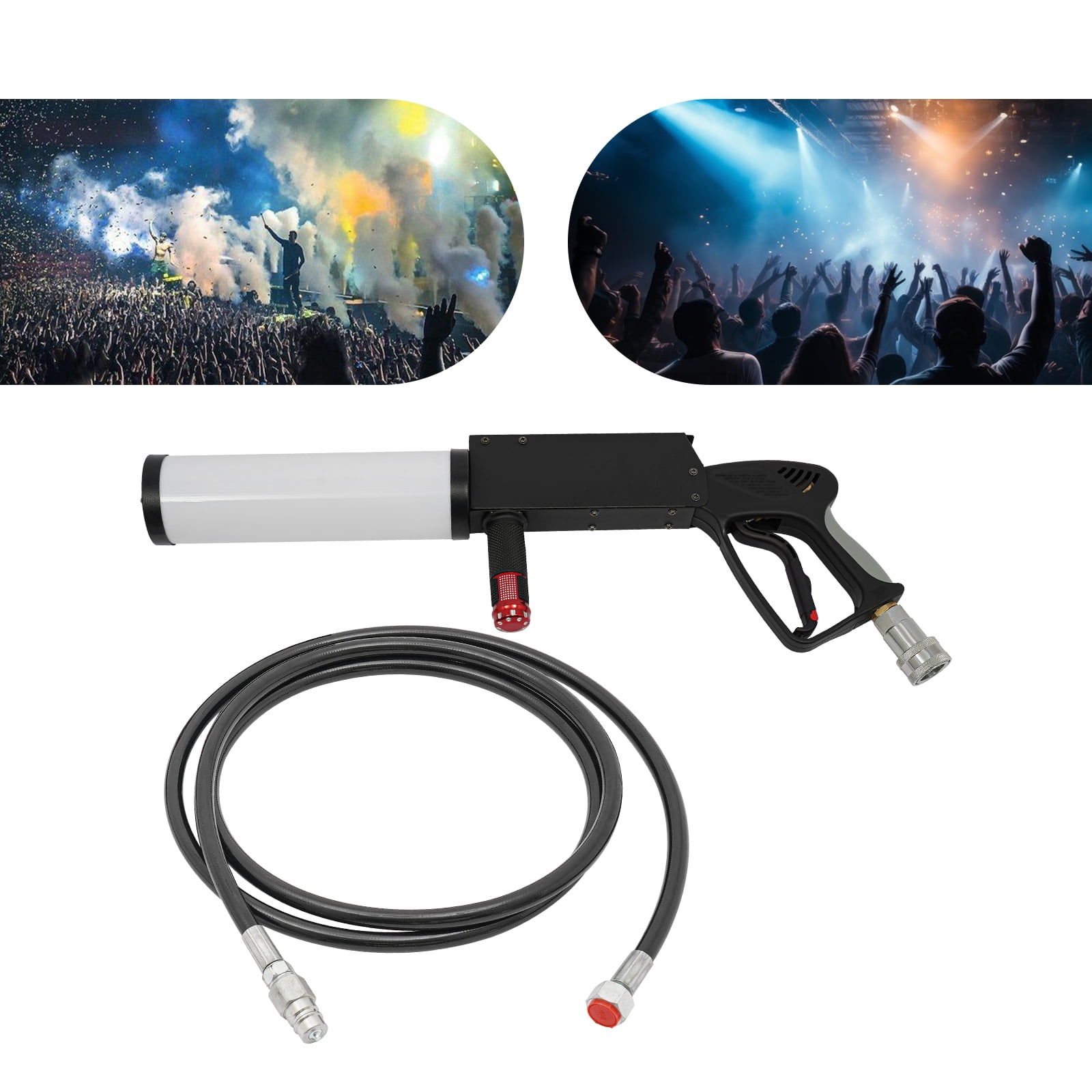 Dwellnix Stage High Quality Handheld LED CO2 Fogger Gun Dry Ice Machine Manual Control