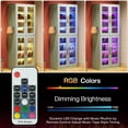 thumbnail image 4 of Tribesigns Tall Shoe Cabinet with Acrylic Doors and LED Light for Living Room, 24 Pairs,Mint Green, 4 of 6