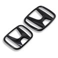 thumbnail image 2 of Adhesivo liso negro para portón trasero y delantero apto para insignia Honda CIVIC 3 piezas, 2 of 3