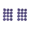 thumbnail image 3 of Flores prensadas Yuarrent 2Conjunto Morado oscuro, 3 of 6