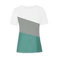 thumbnail image 5 of TINZ T-Shirt à Manches Courtes Décontracté Col Rond Ample pour Femmes, Confortable, Disponible en Plusieurs Tailles et Chemises de Course, T-Shirt Uni à Manches Longues pour Femmes en Pack, 5 of 5