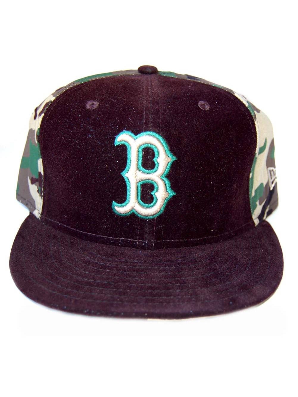 camo boston red sox fitted hat