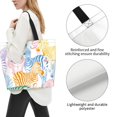 thumbnail image 2 of Yiaed Zebra Colourful Print Handbag for Women Tote Purse Shoulder Bag Large Fashion Hobo Purse Handbag Shopping Tote, 2 of 5