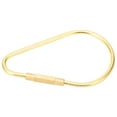thumbnail image 1 of Screw Lock Brass Keychain, Gourd-shaped Keys Holder Screw Lock Keychain Retro  For Outdoor S, 1 of 8