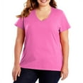 thumbnail image 4 of Hanes Women's Nano-T V-Neck T-Shirt, 4 of 7