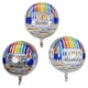 thumbnail image 3 of Globo de película de aluminio con impresión 4D de 22 pulgadas y temática de cumpleaños, para decoración de fiestas, 3 of 6