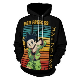 Sweat Hunter X Hunter Killua Hisoka Gon Hoodie Anime Pull Imprimé Sweat