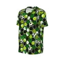 thumbnail image 2 of Balery Soccer1 Baseball Jersey for Men Casual Button Down Shirts Short Sleeve Active Team Sports Uniform-Medium, 2 of 9