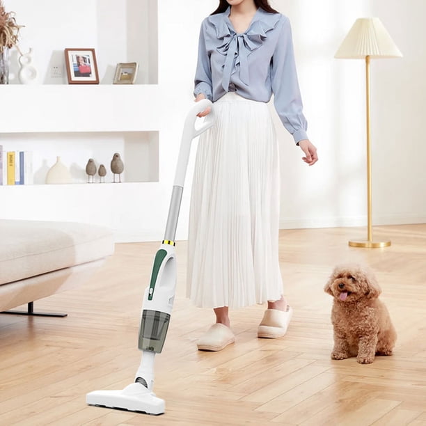 Aspiradora Inalámbrica De Mano, Batería De 2200mAh, Depilación De Mascotas, Aspiradora Inalámbrica De Bajo Ruido Con 4 Cabezales De Cepillo Para Cama