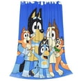 thumbnail image 6 of Lsque Bluey Pattern Fuzzy Fleece Throw Blanket Extra Large,Super Soft,Fluffy and Warm Blankets for Couch,Bed,All Season Use (60"x50"), 6 of 7