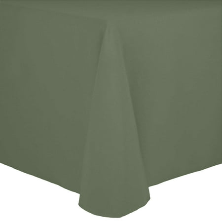 

Ultimate Textile Cotton-feel 108 x 132-Inch Oval Fine Dining Tablecloth
