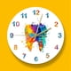 thumbnail image 2 of 4X Acuarela Pintura de Dientes ImpresióN Reloj de Pared ClíNica Dental Arte de Pared No Tictac Reloj de Pared Ortodoncista Dentista, 2 of 5