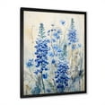 thumbnail image 2 of Designart "Enchanted Blue Bonnet Fields" Blue Bonnets Picture Framed Wall Art Prints, 2 of 5