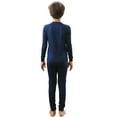 thumbnail image 2 of Ventana Boys Thermal Underwear Set - Waffle Knit Cotton Blend Long Johns, Fleece Lined Comfortable 2-Piece Sleepwear & Pajamas with Top Pants, 2 of 2