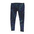 thumbnail image 1 of Reebok Pantalon de Sport de Compression Lux Performance pour Femmes, Bleu, Très Grand, 1 of 2