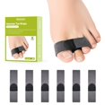 thumbnail image 1 of Corrector de dedos Hammer Toe Enderezador Bukihome, paquete de 6, gris, 1 of 8