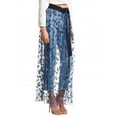 thumbnail image 5 of Rachel Comey NAVY Women's Puff Floral Tulle Overlay Fetes Skirt, US XS, 5 of 12