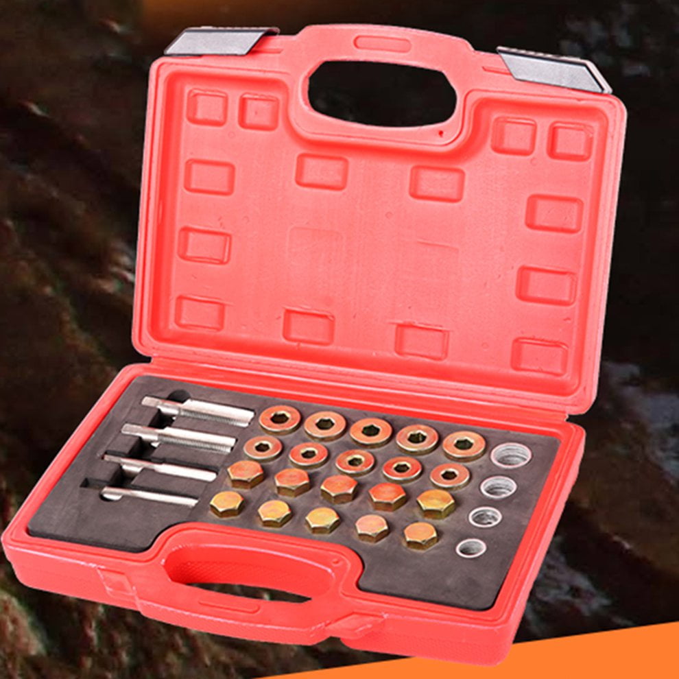 64PCS/SET Professional Oil Drain Plug Sump Bolt Thread Repair Kit