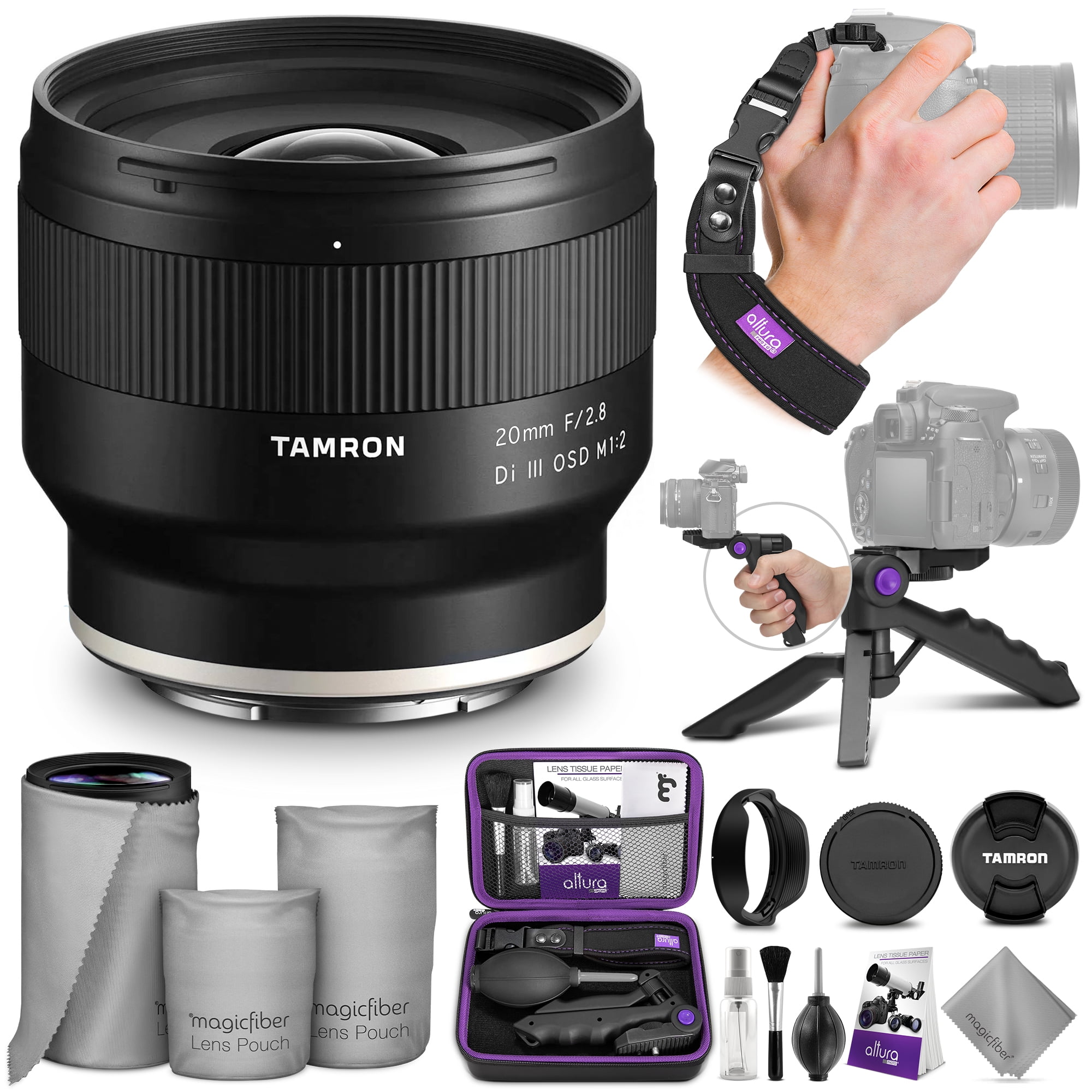 Tamron 20mm f/2.8 Di III OSD M 12 Lens for Sony E with Altura Photo