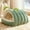 Green_Free Size, variant on Kchsji Winter Warm Cat Dog Bed Semi Enclosed Pet Bed Foldable Indoor Sleeping Nest Cozy Cave House Style Pet Decor Furniture for Home Floor Corner Quiet Resting Space