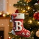 thumbnail image 3 of 26 Letters Acrylic Christmas Stocking Ornaments Style Hanging Decor For Christmas Tree Festive Holiday Gift, 3 of 5