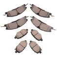 thumbnail image 2 of Axenor Front + Rear Ceramic Brake Pads 105.16110, 105.16120, P-1611, P-1612, 2 of 7