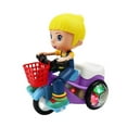 thumbnail image 2 of ZZkhGO Kids Stunt Tricycle Toy, 360° Rotating Music LED Light Car, Pull Back Automatic Wheelie Toy for Boys Girls, 2 of 6