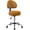 Camel, variant on Adjustable Rolling Round Stool with Backrest&Wheels, Black | 360? Swivel, Multi-Purpose, With Support, For Office Laboratory Bar