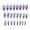 B, variant on Press On Nails 24 Pieces Medium Length Purple Oceans Dolphins Fake Nails, Glue On Nails with Dream Oceans Series Design, Easy Apply False Nails Kit