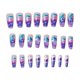 thumbnail image 2 of Uñas Postizas de Delfines Morados (24 Unidades) | Serie Océanos de Ensueño Europeo y Americano | Uñas Acrílicas a Presión (1 Ml) | Uñas de Plástico Multicolor | 12 Tamaños | 16 G - Zkr250813644, 2 of 7
