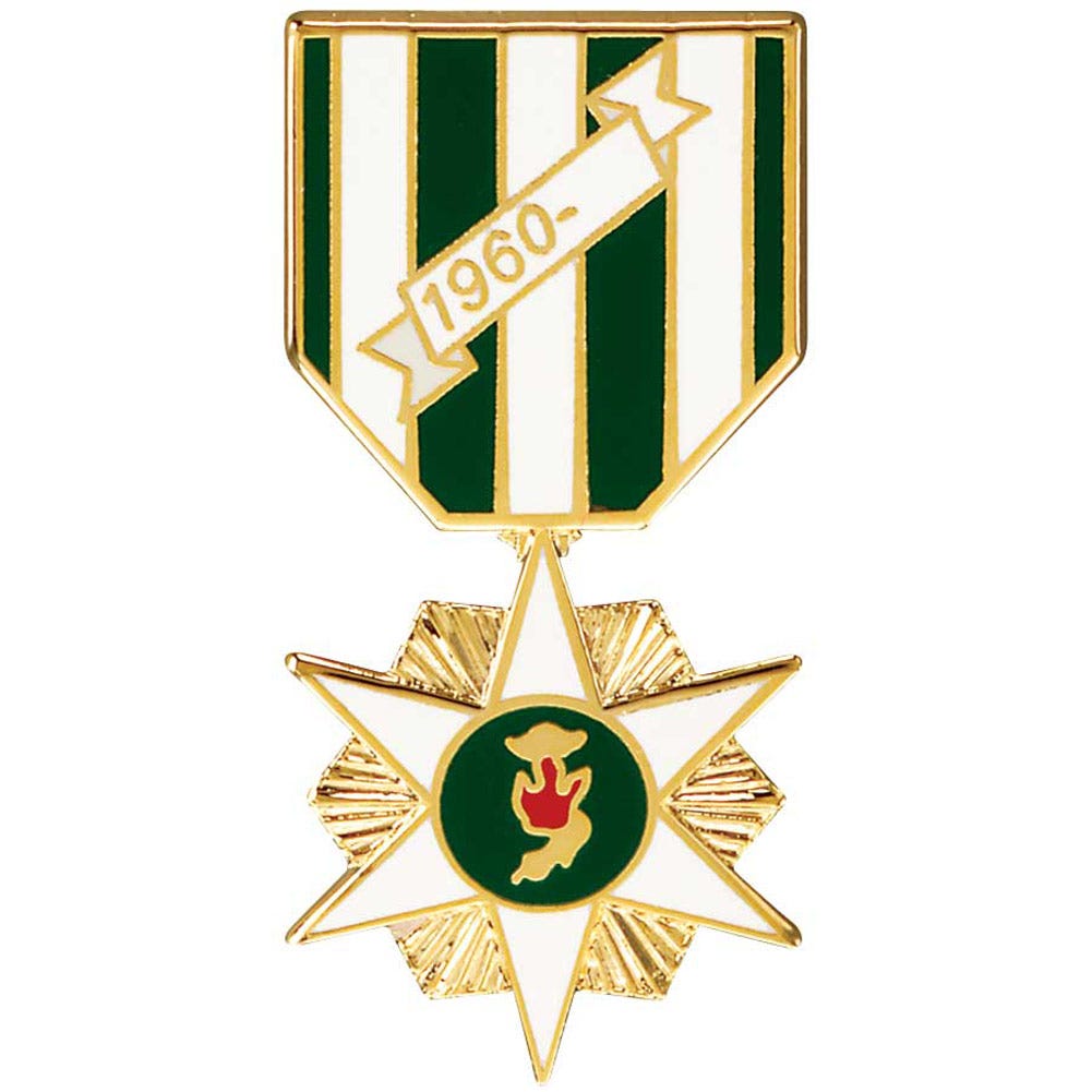 Vietnam Campaign Military Medal Hat Pin