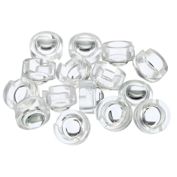 Uxcell 13mm LED Convex Lens 15 Degree Beam Angle Acrylic LED Optical Lens 1W 3W LED Lamp Beads 15 Pack
