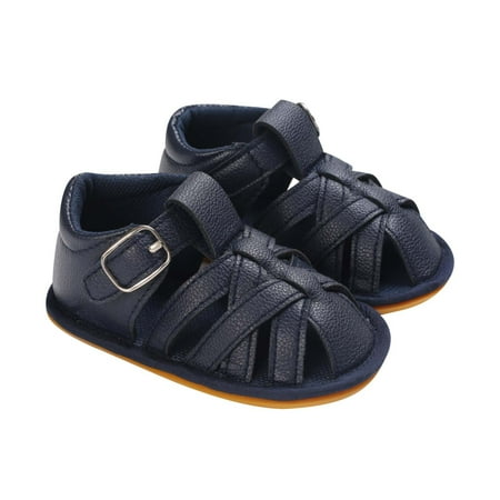 

Odeerbi Clearance Babies First Walkers Toddler Baby Girls And Boys Cute Sandals Printed Soft Sole Cutout Sandals