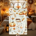 thumbnail image 3 of WDOBM Soft Blanket, Plush Blanket, Reindeer Snowman Christmas Flannel Throw Blanket, Pumpkin Blanket, Static Resistant Blanket for Sofa Throw Blanket, 3 of 7